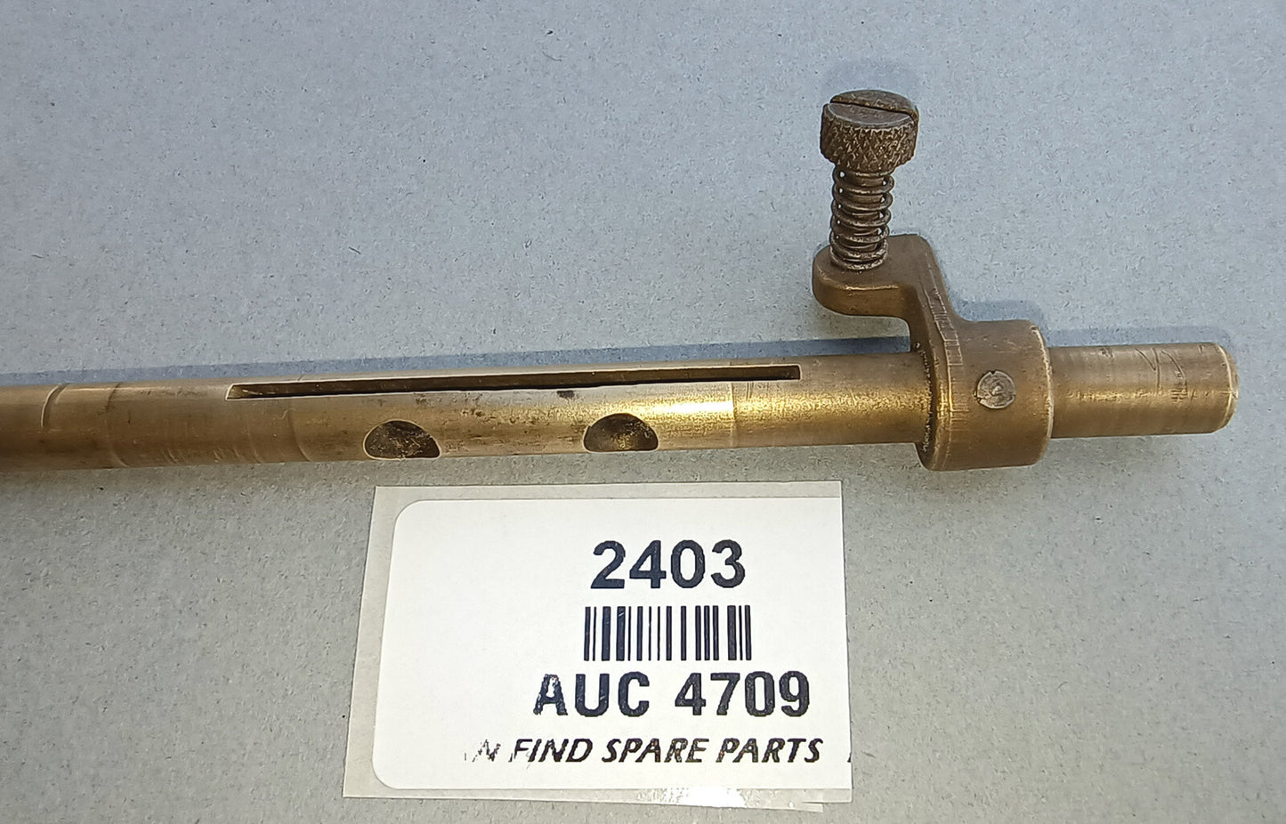 SU Brass USED Throttle Stop Left Hand & Spindle AUC 4709, Used Condition2