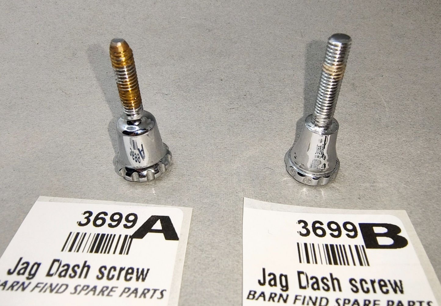 Original Dash Board chrome thumb screws as fitted to many classic model Jaguars5