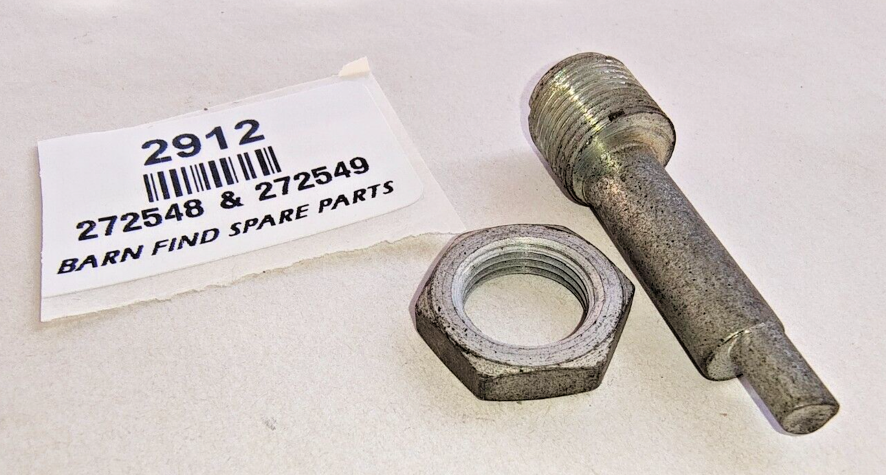 Lucas M45G Starter motor Pivot Pin 272548 and nut 272549 NOS4