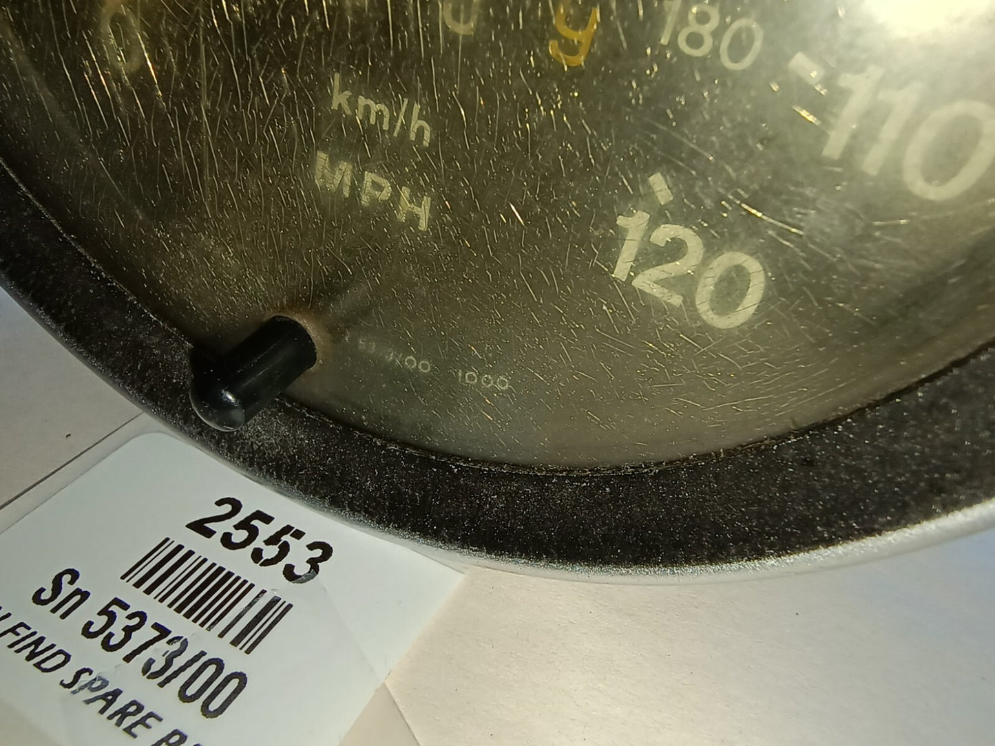 Smiths Original USED 120 MPH Speedometer Sn 5373/006