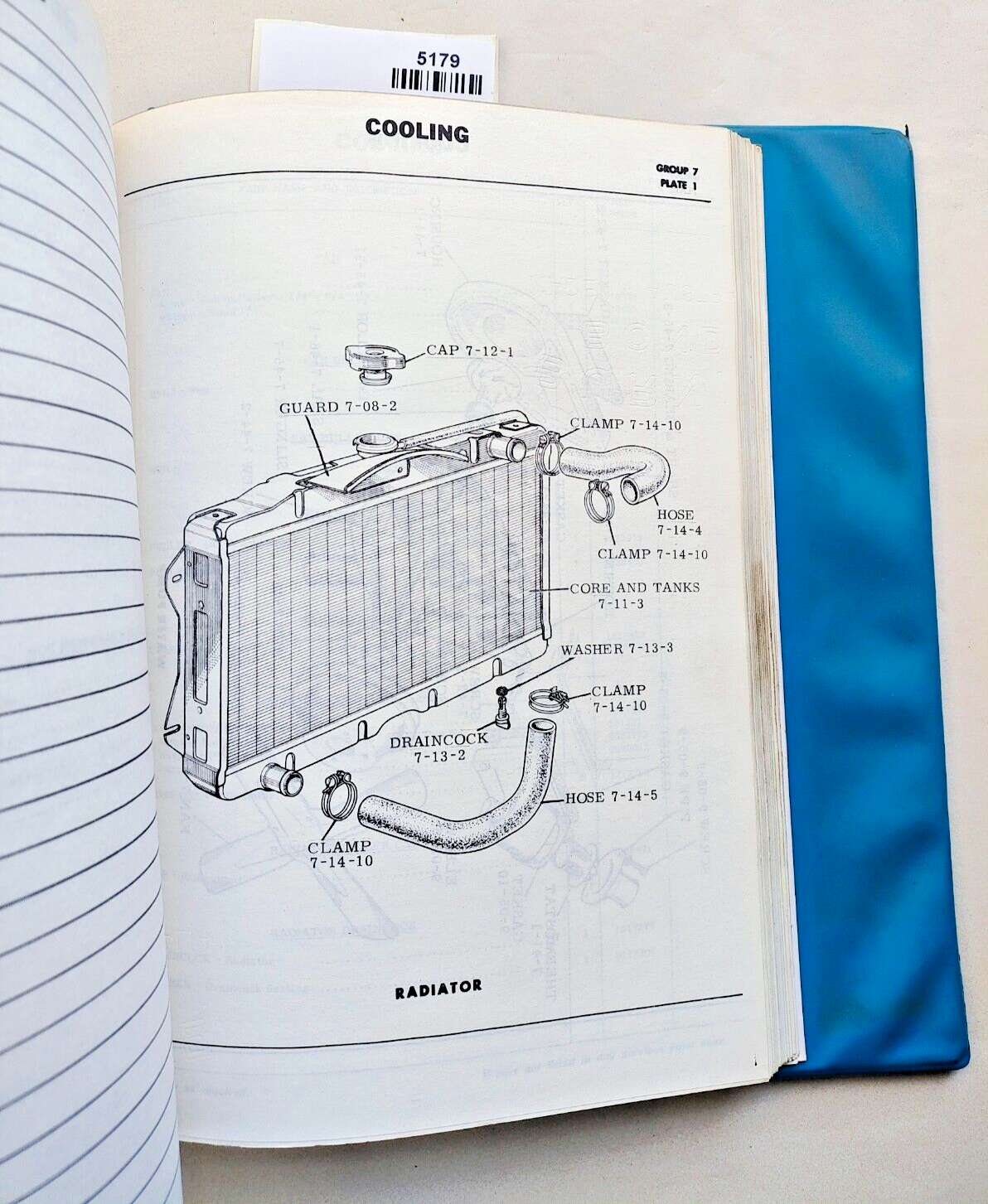 Original Chrysler folder with two Hillman HB BC parts list books 1967, 19689