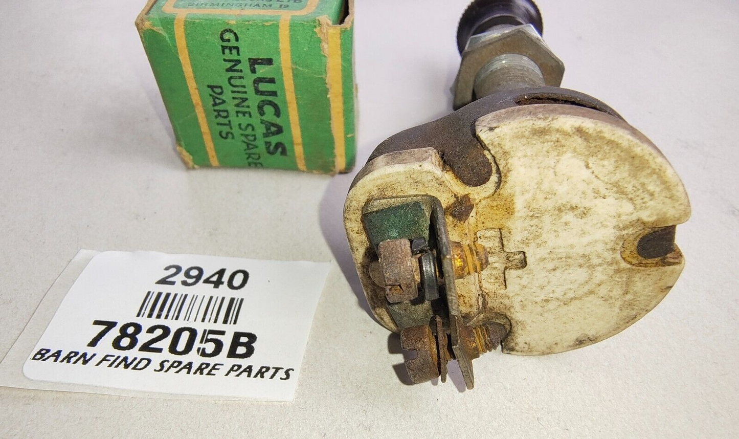 Lucas Original used CHR1 Rotary Rheostat 3 ohms resistance switch 78205B6