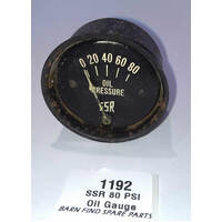 SSR Oil Pressure Gauge 80 PSI