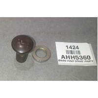 Original used Lucas "L" Switch Knob with panel nut AHH5360