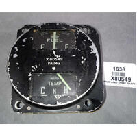 Original Smiths Jaeger Fuel & Temperature Gauge Module X80549