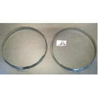 Lucas Jaguar E-Type 7" chrome outer headlamp finisher/retaining ring 156-700 