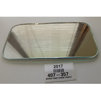 Glass Mirror Convex Lens, rounded corners. New Old Stock, 407-357. To Suit MG