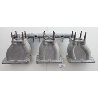 Triple SU Jaguar 3.8 Litre three branch inlet Manifold C13941, C13942, C19347. Good used condition 