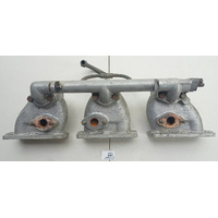 Triple SU Jaguar  3.8 Litre three branch inlet Manifold C13941, C13942, C19347. Good used condition 