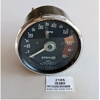 Smiths Tachometer RVI1433/00 BHA4684B. Chrome bezel.  4 Cyl Negative Earth. Good used condition .