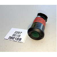 Original Lucas 38018B Green Dash or Warning Light Black Bezel