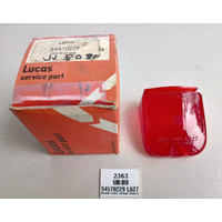 Original Lucas 54570229 L627 red plastic lens Jaguar XK MkII , New Old Stock