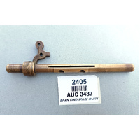 SU Brass USED Throttle Stop Left Hand & Spindle AUC 3437, Used Condition