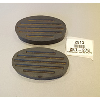 Two Original Used Brake Clutch Pedal Rubber Morris Minor, MG TD, MG TF, Y Type
