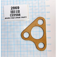Jaguar Oil Pipe flange gasket C22598 New Old Stock