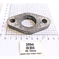 SU H2 carb 1.25 1 1/4 " aluminium spacer / insulator block 12mm, used