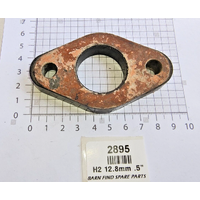 SU H2 carb 1.25 1 1/4 "  black spacer / insulator block .5"  12.8 mm, used