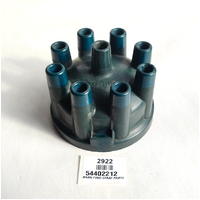 Lucas top entry distributor cap 8 cylinder Blue/green. 54402212 Used