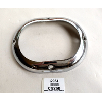 Original used Oval chrome Bezel Gear Lever gaiter retainer C926B Wolseley 15/50