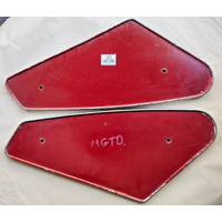 Original MG TD Used fuel tank end covers (pair) 451-648