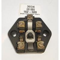 Original Lucas Bakelite FS6 screw terminal 2 fuse block - 162-500 New Old Stock