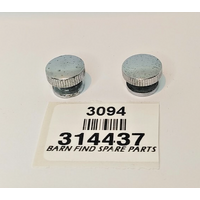 Used Lucas Chrome Switch Panel knob 314437  suits Jaguar + other makes sold each