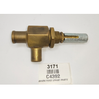 Original Jaguar XK early solid brass Heater Valve good used condition C4392