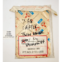 Mitsubishi Carburettor Gasket set Pn 2793566 Suits Carter 2BBL slant Six Valiant