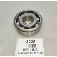 R&M 5MJ 5/8 bearing Made in England - Open Type Deep Groove Radial Ball Bearing