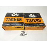 Timken Single-Row Taper Roller Bearing cone 31590 and cup 31520 New Old Stock