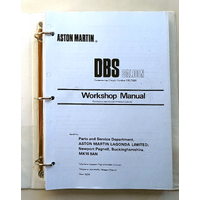 ASTON MARTIN DBS Saloon Workshop Repair Manual Reprint/Copy