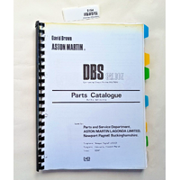 ASTON MARTIN DBS Saloon Parts Catalogue Manual Reprint/Copy