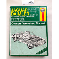 Hardcover Jaguar XJ12 XJS Sovereign & Daimler Double Six  Haynes Workshop Manual