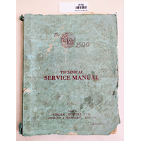 The SM 1500 Technical Service Manual Singer