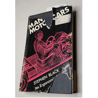 Man and Motor Cars book by Stephen Black hardcover 1966 first edition