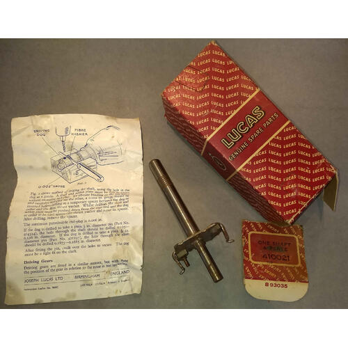 Lucas Distributor Shaft & Action Plate 410021 NOS