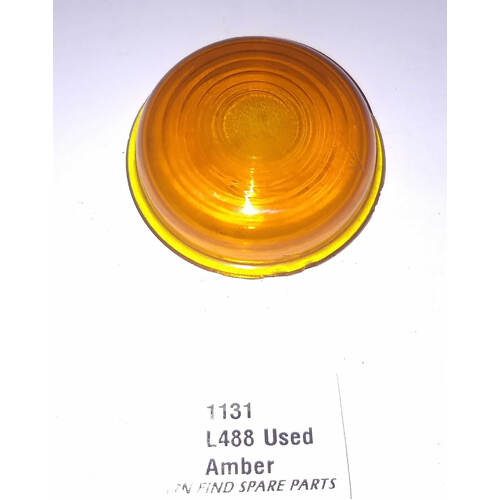 Lucas Indicator glass Lens L488 Used Amber