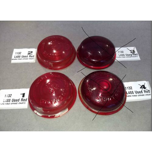 Lucas Indicator side stop Lens L488 Used Red