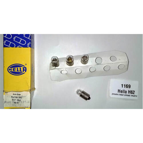 Hella 6 Volt Light Bulbs H62 sold individually