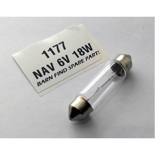 Narva 6 Volt 18w Festoon Light Bulbs