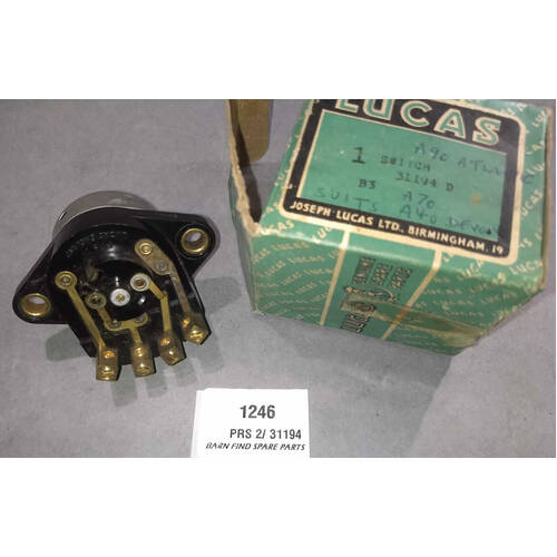 Lucas Light & Ignition Switch PRS 2/ 31194