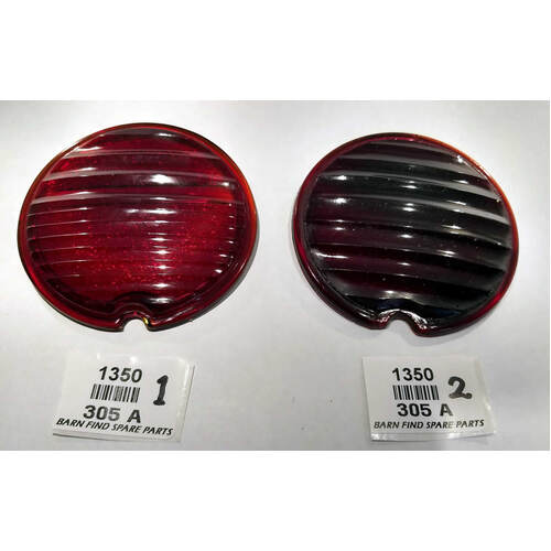 Lucas Tail Light glass 305 A - two different colours - Sold individually