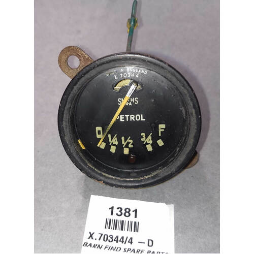 Smiths Petrol Gauge  X.70344/4 used to suit Jaguar