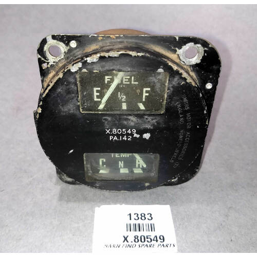Smiths Gauge Fuel and temperature X.80549
