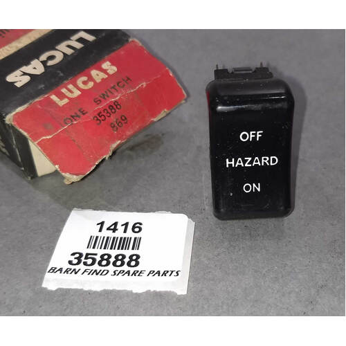 Original NOS MGB Midget Lucas Hazard Switch 35888