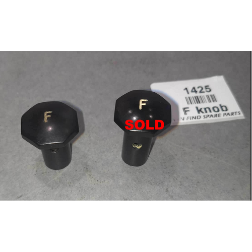 Original used Lucas "F" Panel switch knobs - sold individually