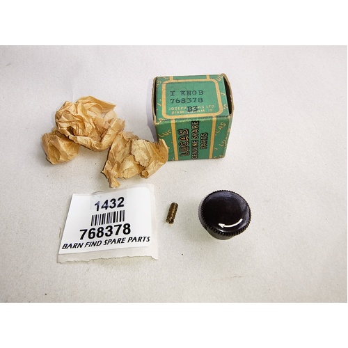 Original  Lucas Heater knob 768378 brown with arrow