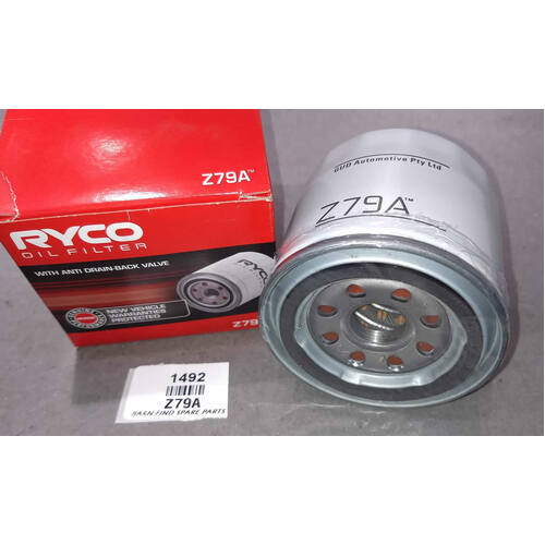Ryco Oil Filter Z79A
