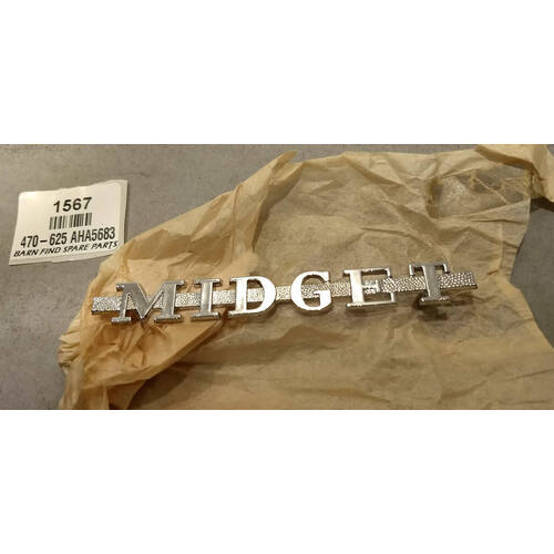 MG Midget Boot Emblem 470-625 AHA5683