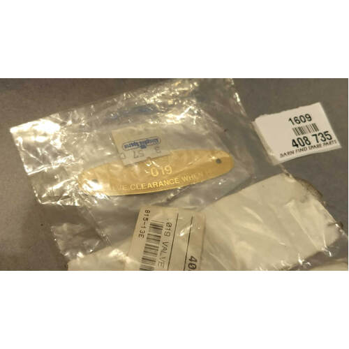 MG Valve Clearance Plate 408 735